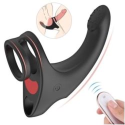 Cockring et Stimulateur périnée Fingeus 10 x 2.5cm - Anneau 30mm pas cher