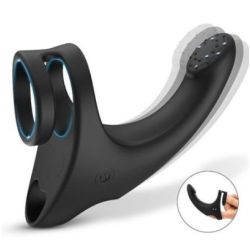 Cockring et Stimulateur périnée Fingeus 10 x 2.5cm - Anneau 30mm