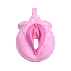 Cage de Chasteté Sissy Kiss 3.5 x 3.8cm Rose pas cher