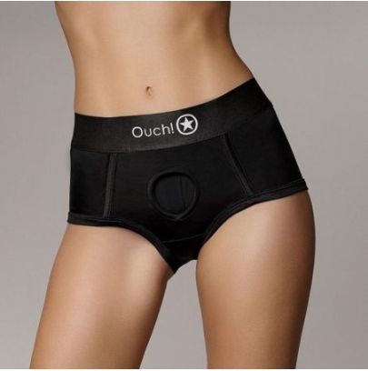 Culotte vibrante Strap-On Brief Noire pas cher