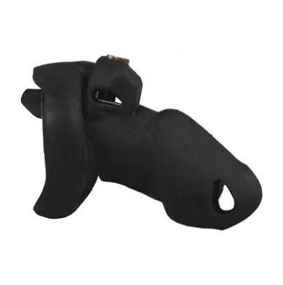 Cage de Chasteté Flexty M 10.5 x 3.5cm Noire