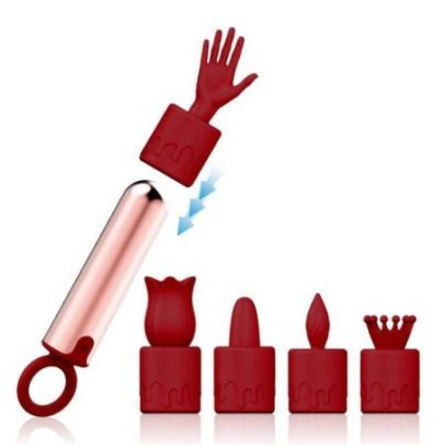 Bullet Vibrant avec 5 embouts Five Blocks pas cher