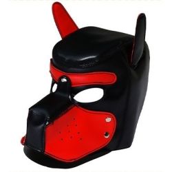 Cagoule Puppy Simili Rouge pas cher