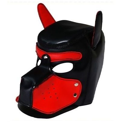 Cagoule Puppy Simili Rouge pas cher