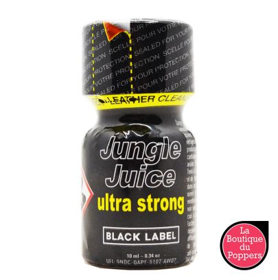Poppers Jungle Juice Ultra Strong Black Label 10ml Pentyle pas cher