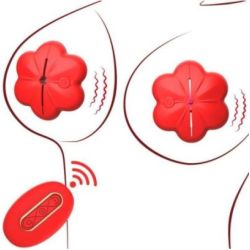 Pinces à Seins Vibrantes Flower Cheast Rouges pas cher