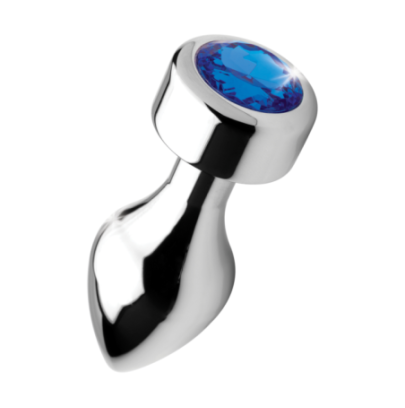 Plug Bijou Bleu 7.6x5.8cm Métal