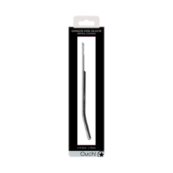 Tige à urètre courbée en acier inoxydable - 13.5x0.8cm pas cher sur la boutique du poppers