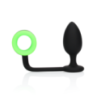 Plug anal avec cockring - Phosphorescent