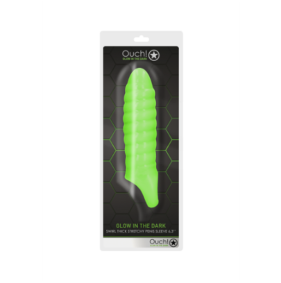 Gaine de penis Swirl Phosphorescente 10x4cm pas cher sur la boutique du poppers