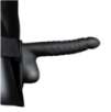 Gode Ceinture Creux avec testicules Noir 17.5x4.4cm