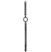 Bâillon en silicone Ring Gag 40mm Noir