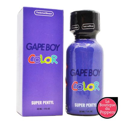 Poppers Gape Boy Color Super Pentyl 30ml pas cher