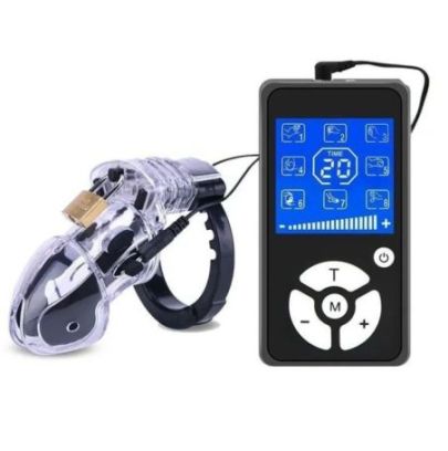 Cage de chasteté Électro Chastity Shock 11 x 3cm pas cher