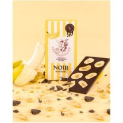 TABLETTE CHOCOLAT COMPOSEES - BASE CHOCHOLAT NOIR / BANANE - 100G pas cher