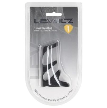 Anneau pénien 3-Loop Noir