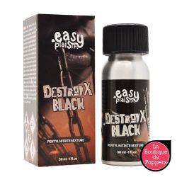 Poppers DestroyX Black EasyPlaisir 30ml Propyl pas cher Poppers DestroyX Black EasyPlaisir 30ml Propyl pas cher