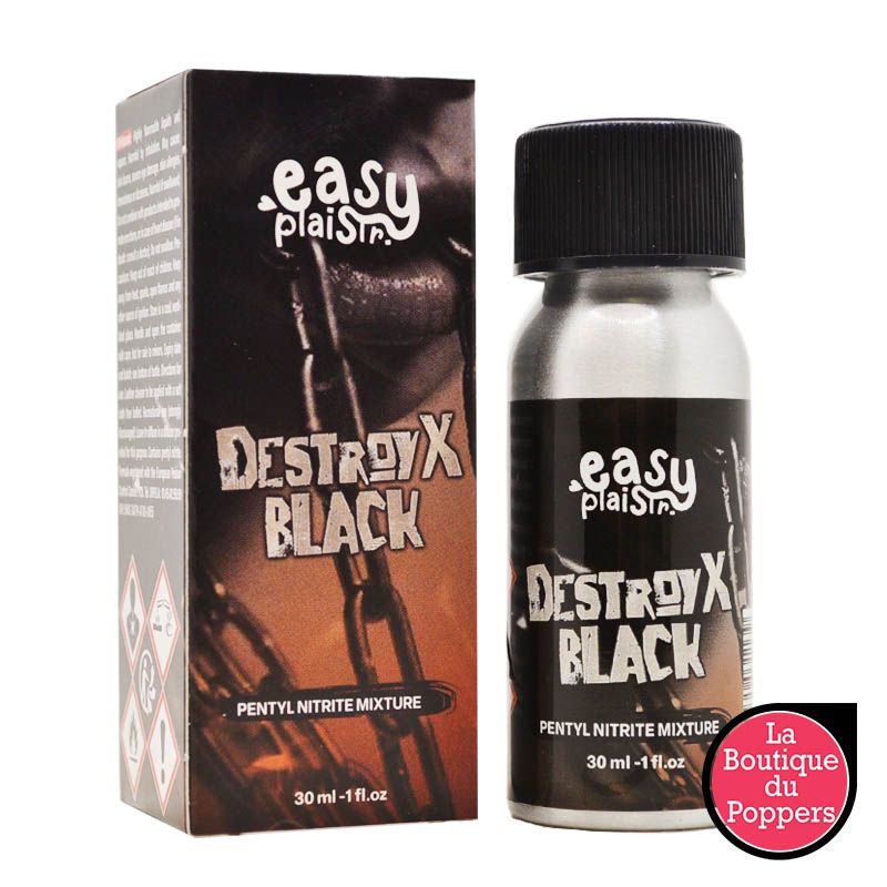 Poppers DestroyX Black EasyPlaisir 30ml Pentyl Poppers DestroyX Black EasyPlaisir 30ml Pentyl