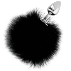 Plug Anal avec queue noire 7cm Darkness