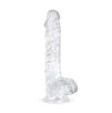 Gode avec Testicules - 15 cm Transparent