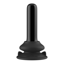 Thumby - Smooth Glass Vibrator with Suction Cup pas cher