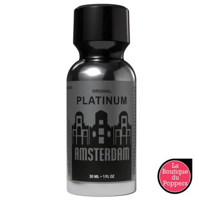 Poppers Amsterdam Platinum 30ml Propyl pas cher