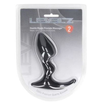 Plug prostate Double Ripple 9 x 4.2cm