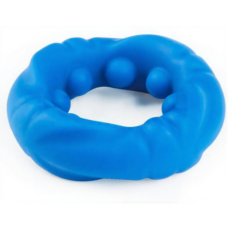 Cockring Ridge Bump Stretcher 25 mm Bleu