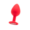 Plug Diamond Large – 7 x 3.5 cm Rouge