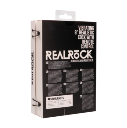 Gode réaliste RealRock Noir 27x5cm