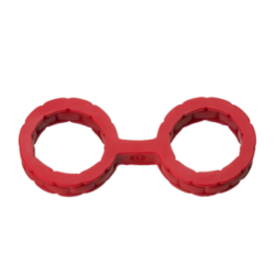 Menottes en silcone Rouges sur La boutique du poppers Menottes en silcone Rouges