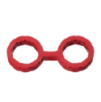 Menottes en silcone Rouges