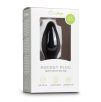 Plug anal noir en silicone - Small 7.5x2.8cm Plug anal noir en silicone - Small 7.5x2.8cm