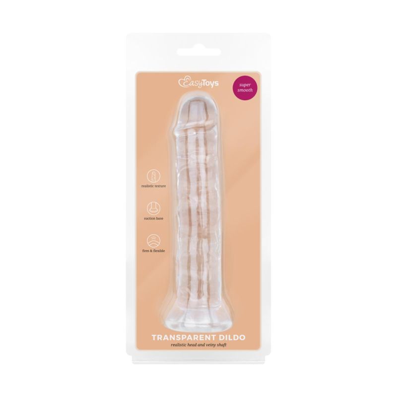 Dildo en gel sans testicules - 18x3.5 cm