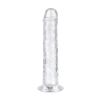 Dildo en gel sans testicules - 18x3.5 cm