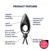 Cockring vibrant Sniper Satisfyer 28mm Noir Cockring vibrant Sniper Satisfyer 28mm Noir