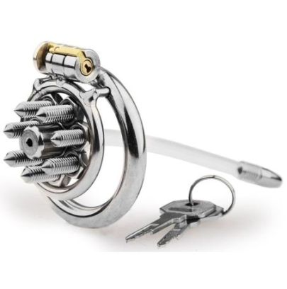 Cage avec Picots Chastipik et Tige - Longueur 1.2cm pas cher