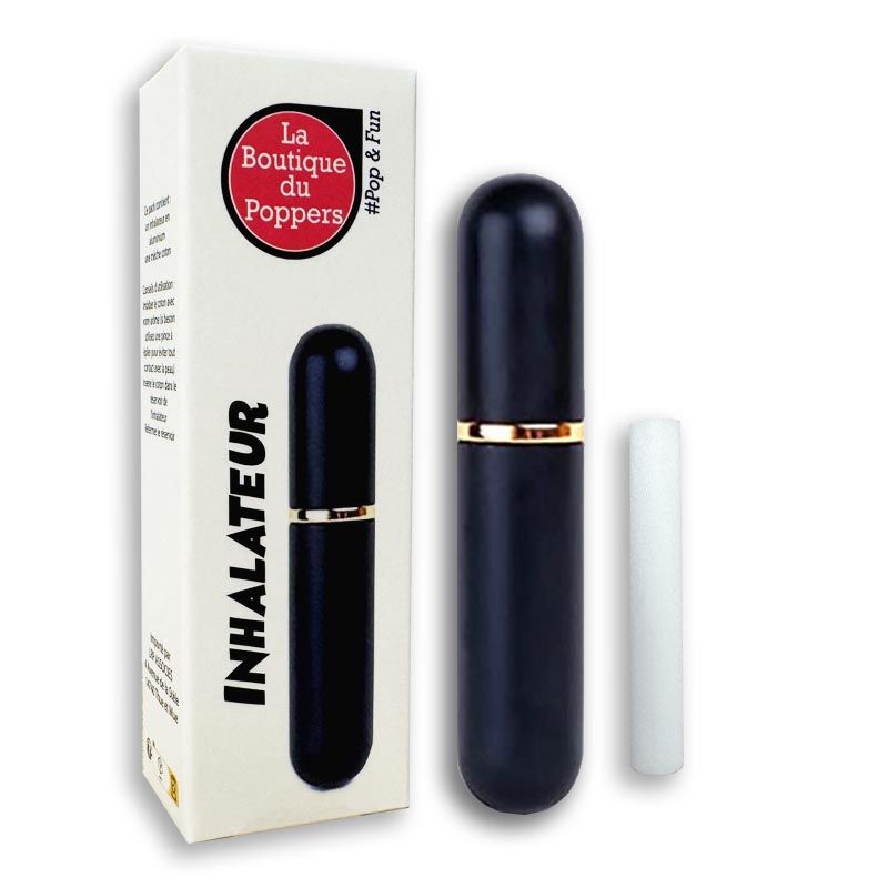 Inhalateur en aluminium Noir