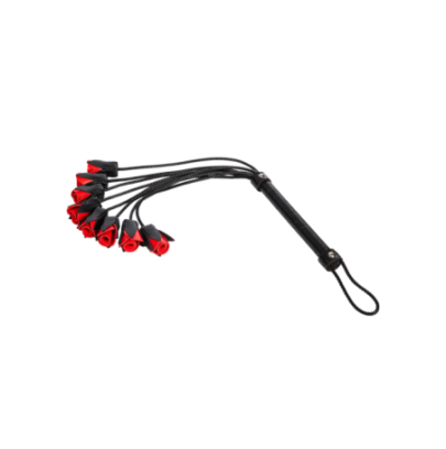 Fouet Rose - Noir et Rouge pas cher