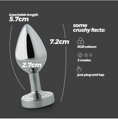 Plug anal Lumineux 5.7x2.7cm