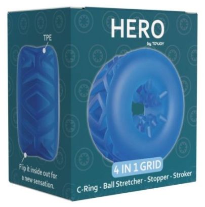 Ballstretcher Hero Grid Bleu
