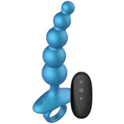 Plug vibrant Blueballs 12 x 3cm pas cher