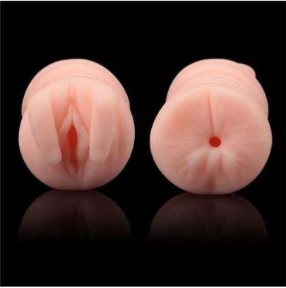 Masturbateur 2 entrées vagin-anus Virgin-skin blowout Bleu