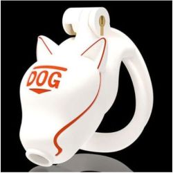 Cage Doglock Blanche 9 x 3.3cm pas cher