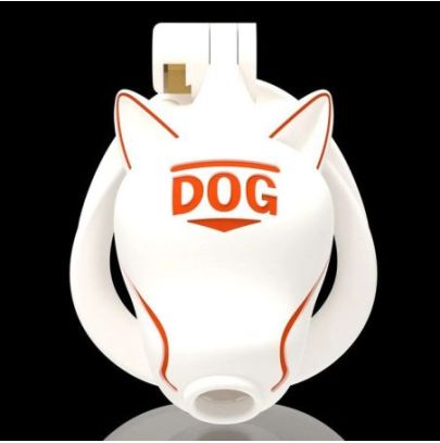 Cage Doglock Blanche 9 x 3.3cm