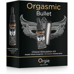 Coffret Bullet vibrant + Gel stimulant clitoris Orgasmic bullet sur La boutique du poppers Coffret Bullet vibrant + Gel stimulant clitoris Orgasmic bullet
