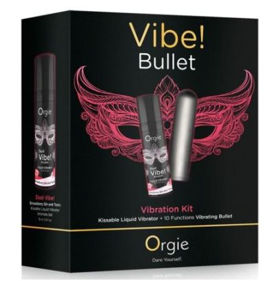 Coffret Bullet vibrant + Gel stimulant Dual vibe! bullet