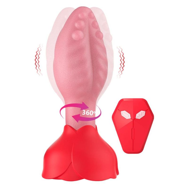 Plug vibrant Rotatif Rosy Gap 7.5 x 3.5cm