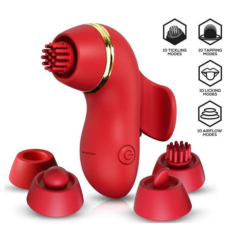 Stimulateur clitoridien Beeny 4 embouts