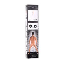 Squat - Spreader Bar with Ankle Cuffs and Anal Dildo pas cher Squat - Spreader Bar with Ankle Cuffs and Anal Dildo pas cher